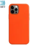 Riff Slim & Soft silikoonist tagakaas pehme sisek&uuml;ljega Apple iPhone 12 Pro Max Orange