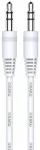 iKaku KSC-450 Aux pesa 3.5mm pistik kuni 3.5mm pistik Stereo Audio 1m Kaabel Valge