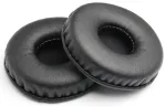 K&otilde;rvaklappide asenduspadjad kunstlikust pehmest nahast diameeter 45 mm 2 tk Black