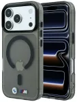 BMW M IML Glossy Metal Logo & Trims telefoni &uuml;mbris MagSafe toega iPhone 17 Pro | iPhone 18 Pro must
