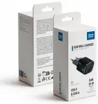 Blue Star Nano GaN VT-331 reisilaadija | 25W | PD, QC, GaN | USB-A, USB-C | must