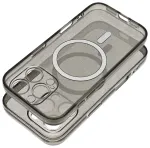 Clear Mag Cover telefoni &uuml;mbris MagSafe toega iPhone 14 Pro must