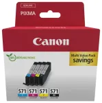 Tindikassettide komplekt Canon CLI-571 0386C008 must/ts&uuml;aan/magenta/kollane 4 tk