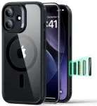 ESR CLASSIC HYBRID telefoni&uuml;mbris MagSafe toega, sobib iPhone 17, l&auml;bipaistev (komplektis karastatud klaas)