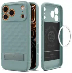 Spigen Parallax "S" aluse ja MagSafe-toega telefonikott Apple iPhone 17 Pro Max roheline
