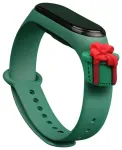 Xmas nutikella rihm Xiaomi Mi Band 3/4 jaoks | silikoonist | roheline