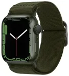 Spigen Fit Lite nutikella rihm Apple Watch 4/5/6/7/SE (42/44/45 mm) jaoks | nailonist | roheline