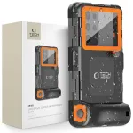 TECH-PROTECT IPX8 UNIVERSAL DIVING WATERPROOF CASE BLACK/ORANGE