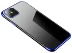 Clear Color korpus TPU geelkorpus metallraamiga Samsung Galaxy S22 Ultra must