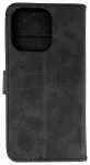 Leather raamatut&uuml;&uuml;pi telefoni &uuml;mbris iPhone 16 Pro must
