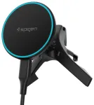 Spigen EV15MAQ Essential Magnetic MagSafe Vent Car Mount Wireless Charger | 15W | Qi2 | USB-C | USB-A kuni USB-C kaabliga komplektis | must