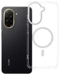 Case FRAME CLEAR HYBRID MAG COVER compatible with MagSafe for XIAOMI Redmi A5 transparent