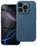 Silicone Mag Cover telefoni &uuml;mbris MagSafe toega iPhone 16 Pro sinine