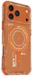 Skinarma Magma phone case with MagSafe support for iPhone 17 Pro Max orange