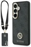 Guess 4G Big Rhinestone Triangle Strap telefoni &uuml;mbris MagSafe toega Samsung Galaxy S26 (S942) must