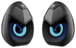 Aula N-69 Stiilsed kompaktsed arvuti / s&uuml;learvuti 2.0 10W stereo k&otilde;larid 3.5mm + USB RGB + pult mustad