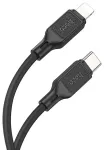 HOCO X90 andmeedastus- ja laadimiskaabel | USB-C kuni Lightning | PD | 20W | 1m | must
