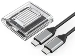 Orico TC20-M2-10G M.2 NVME USB-C 3.2 Disk Caddy - Transparent
