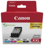 Tindikassettide komplekt Canon CLI-581XXL 1998C007 must/ts&uuml;aan/magenta/kollane 4 tk