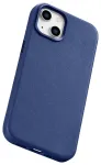 iCarer nahast &uuml;mbris iPhone 14 Plus jaoks, ehtsast nahast, sinine (MagSafe &uuml;hilduv)