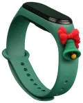 Strap Xmas nutikella rihm Xiaomi Mi Band 3/4 jaoks | silikoonist | roheline