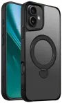 Etteri Matt Mag Ring telefoni &uuml;mbris alusega ja MagSafe toega iPhone 16 Plus must