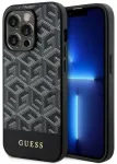 Guess GUHMP14LHGCFSEK iPhone 14 Pro 6.1" czarny|black hardcase GCube Stripes MagSafe