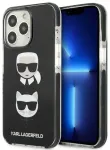Karl Lagerfeld KLHCP13LTPE2TK iPhone 13 Pro | 13 6,1" hardcase czarny|black Karl&Choupette Head