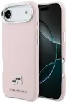 Karl Lagerfeld Karl & Choupette Head Pins Saffiano telefoni &uuml;mbris MagSafe toega iPhone 17 Air roosa