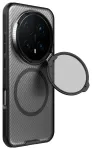 Nillkin CamShield Prop magnetiline &uuml;mbris Honor Magic 8 Pro-le, l&auml;bipaistev, must