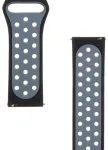 Tactical 267 universaalne nutikella rihm (22 mm) jaoks | silikoonist | must/hall