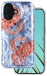 Ultra Trendy Summer telefoni &uuml;mbris iPhone 16 mitmev&auml;rviline (krabi) (crab)