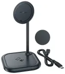 Acefast E6 2-in-1 juhtmevaba laadija | Qi | &Uuml;hildub MagSafe'iga | 15W | hall