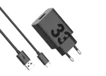 Motorola TurboPower seadelaadija | 33W | USB-A | USB-C kaabel komplektis | must