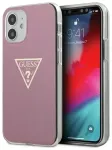 Guess GUHCP12SPCUMPTPI iPhone 12 mini 5,4" roosa metallik Metallic Collection k&otilde;va &uuml;mbris