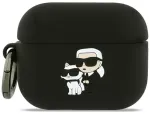 Case Karl Lagerfeld Silicone             Karl&Chaupette Head 3D for AirPods Pro 3 black