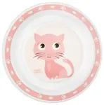 Plastmassist taldrik CUTIE ANIMALS 4/411 roosa