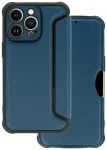Razor Carbon raamatut&uuml;&uuml;pi telefoni &uuml;mbris iPhone 13 Pro Max tumesinine