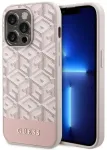 Guess GUHMP14LHGCFSEP iPhone 14 Pro 6,1" r&oacute;żowy|pink hard case GCube Stripes MagSafe