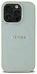 Guess PU Grained Classic Logo telefoni &uuml;mbris MagSafe toega iPhone 16 Pro roheline