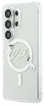 Karl Lagerfeld IML Choupette Karl Script Logo Magnetic Case for iPhone Samsung Galaxy S26 Ultra Tran...