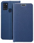 LUNA Book Carbon raamatut&uuml;&uuml;pi telefoni &uuml;mbris Samsung Galaxy A21s (A217) sinine