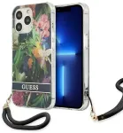 Guess GUHCP13LHFLSB iPhone 13 Pro | 13 6,1" sinine hardcase Flower Strap