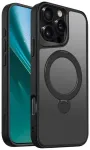Etteri Matt Mag Ring telefoni &uuml;mbris alusega ja MagSafe toega iPhone 16 Pro Max must