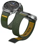 Spigen Athlex Air nutikella rihm Samsung Galaxy Watch 8/Classic (40/44/46 mm) jaoks | nailonist | roheline