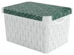 Karp kaanega Deco Stockholm L 39.5x29.5x23.5cm Rohelised Lehed
