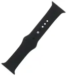 Fusion Accessories nutikella rihm Apple Watch (38/40/41 mm) jaoks | silikoonist | must