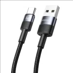USAMS SJ718 andmeedastus- ja laadimiskaabel | USB-A kuni USB-C | 15W | 1.2m