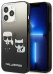Karl Lagerfeld KLHCP13LTGKCK Gradient Ikonik Karl & Choupette telefoni &uuml;mbris iPhone 13 Pro | iPhone 13 must