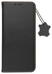 Riff nahast raamatukujuline vutlar Samsung Galaxy S25 FE S731B jaoks, must